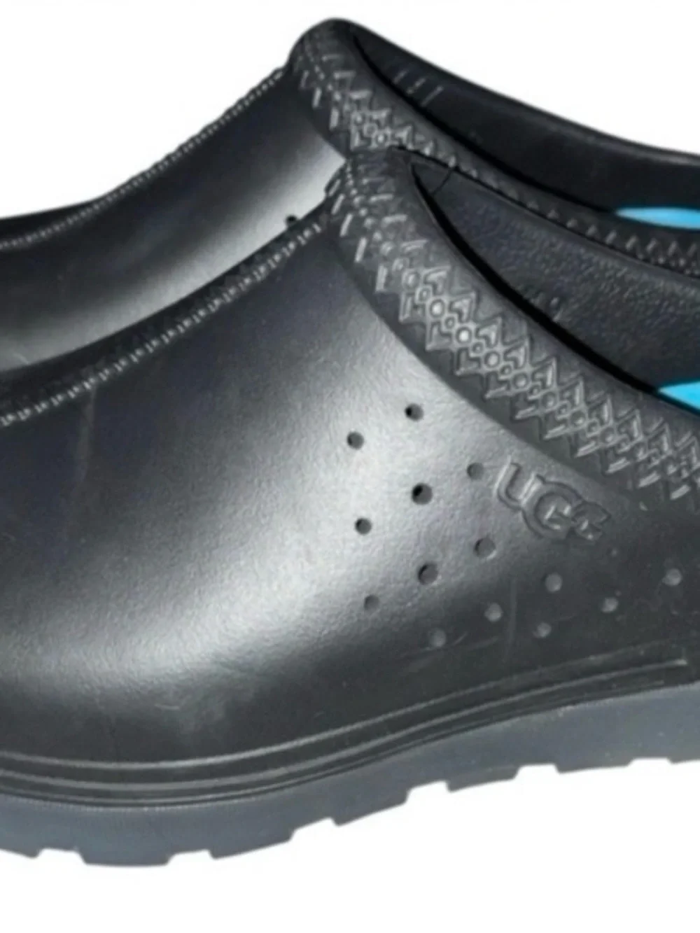 UGG Men’s Tasman Sport Black Slip-On Clog Breathable Perforations 11